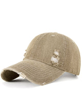 Ripped Denim Casual Sports Baseball Cap