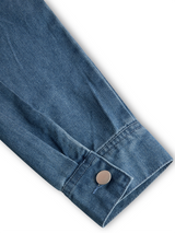 Casual Loose Retro Pocket Long Sleeve Hooded Zipper Denim Jumpsuit