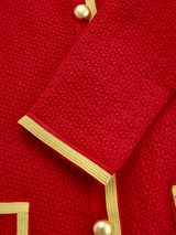 Retro Elegant Knitted Cardigan And Hip Skirt Two-piece Set