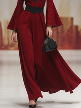 Retro Elegant Corduroy Maxi Dress