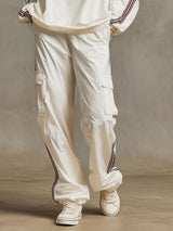 Casual Sports Webbing White Quick-drying Hooded Sun Protection Sweatpants Set