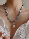Natural Baroque Pearl Fashion Holiday Clavicle Necklace