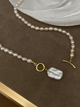 Luxury Fashion Pearl French Pendant Necklace