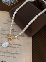 Luxury Fashion Pearl French Pendant Necklace