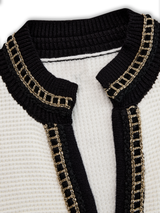 【24-hour shipping out】Elegant Urban High Quality Long Sleeve Top And Pleated Skirt Two Piece Set