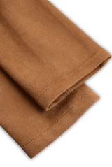 Vintage Western Style Embroidered Tassel Long Sleeve Brown Suede Mini Dress