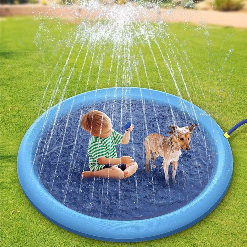 Splash Water Play Pad – Family & Pet Cooling Splash Sprinkler