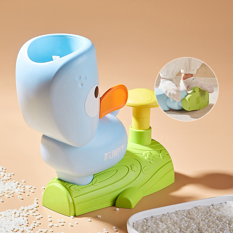Kids Duck Disk Launcher Toy – Outdoor Flying Disc Shooter Game