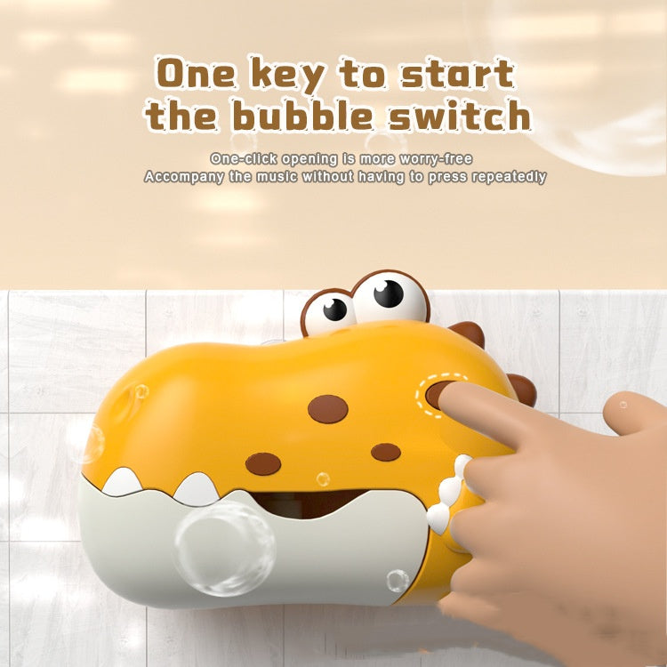 Dino Bubble Blaster Bath Toy – Automatic Bubble Maker for Kids