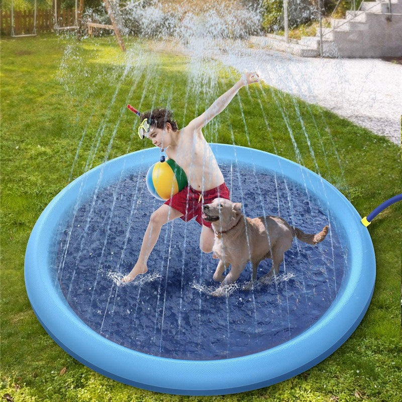 Splash Water Play Pad – Family & Pet Cooling Splash Sprinkler