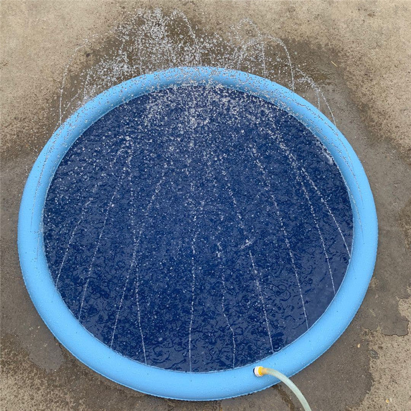 Splash Water Play Pad – Family & Pet Cooling Splash Sprinkler