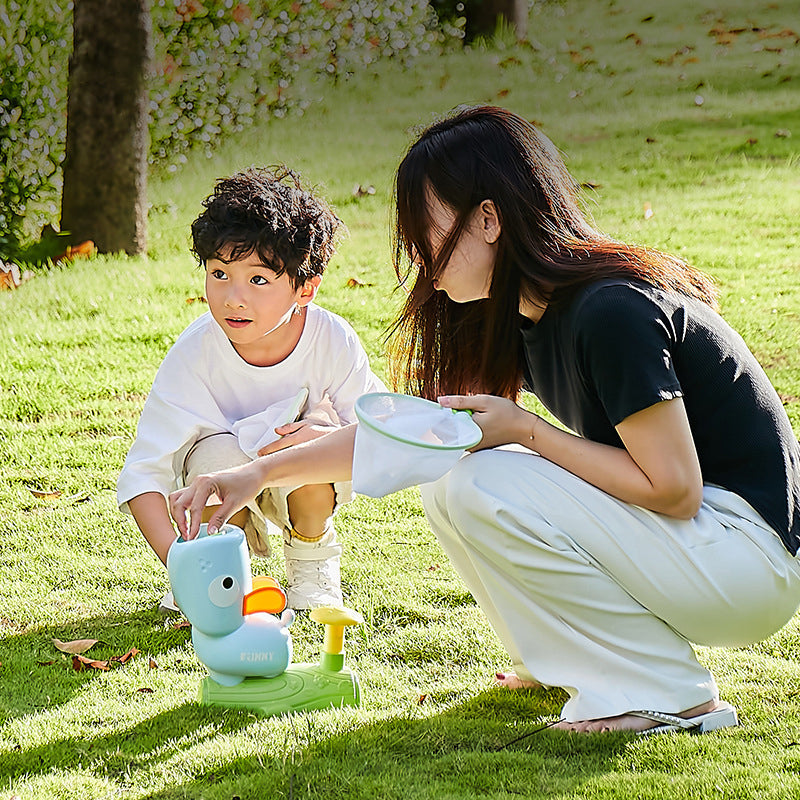 Kids Duck Disk Launcher Toy – Outdoor Flying Disc Shooter Game