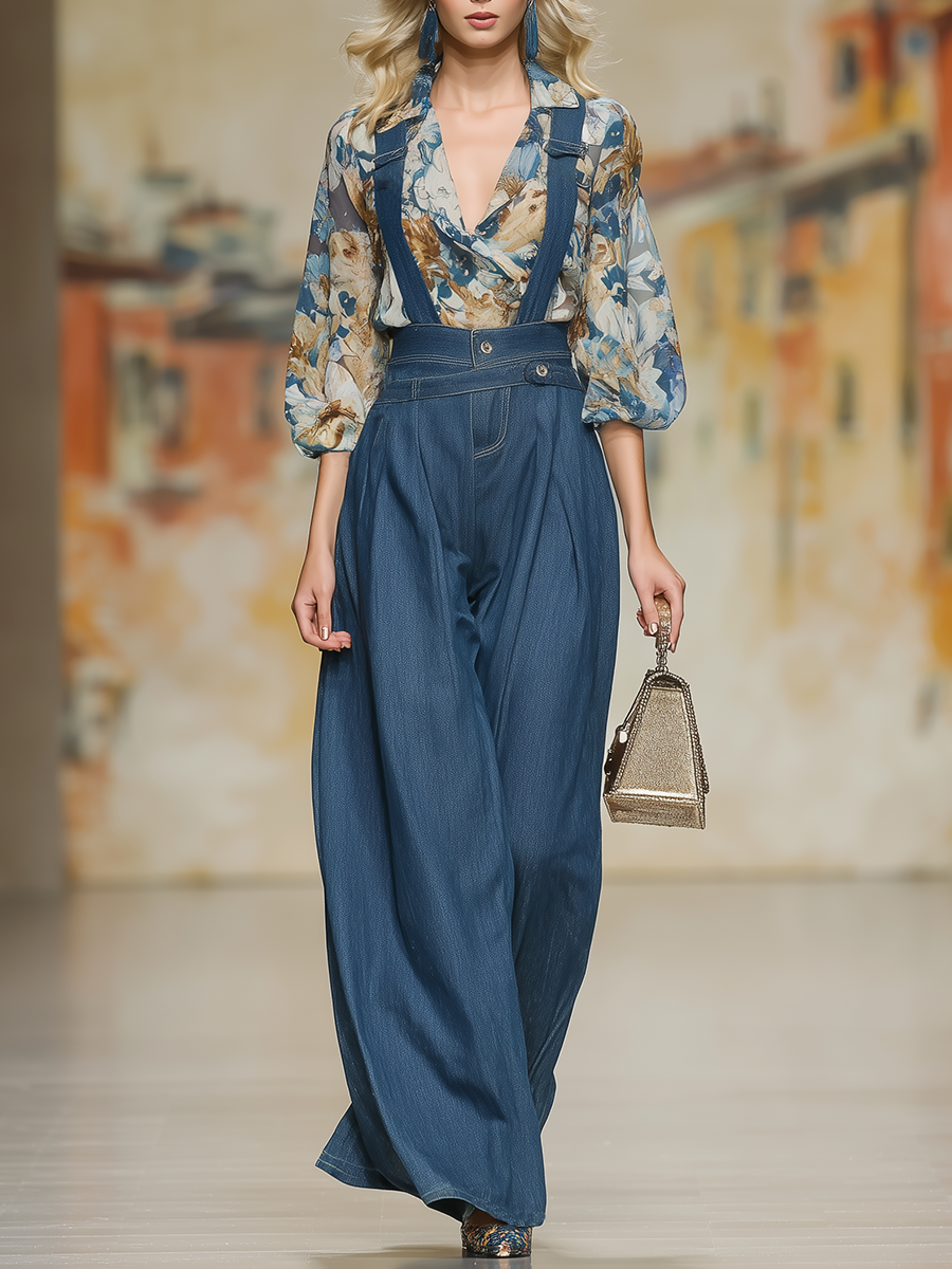 Modern And Stylish Denim Overalls