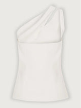 Ascent One-Shoulder Button Detail Top