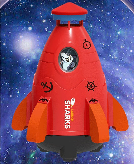 Blast-Off Water Rocket Launcher – Outdoor Rocket Sprinkler Toy