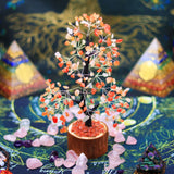 Arbre de Vie 7 Chakras en Pierres Naturelles pour la Sérénité - Biloria