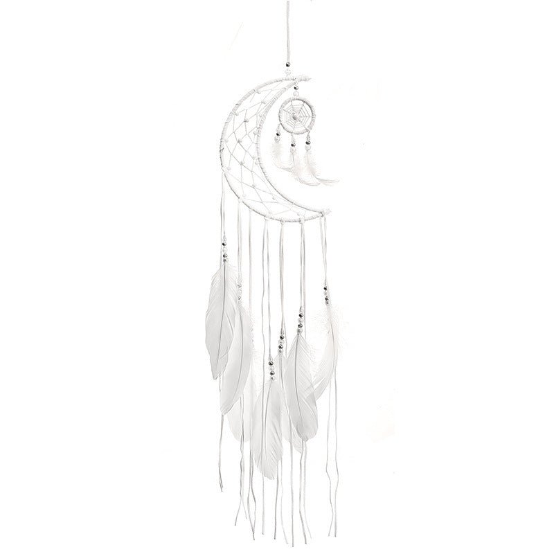 Attrape-Rêve Lune Artisanal pour Nuits Paisibles et Décoration Zen - Biloria