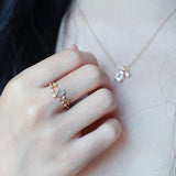 Bague Aigue Marine Péridot Argent Plaqué Or 14k - Biloria