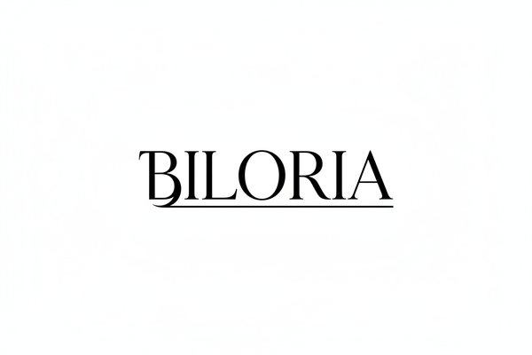 Biloria Brand Fashion Logo Black text