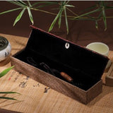 Boîte Cadeau Zen en Lin Rouge – 4 Tailles pour Bijoux - Biloria