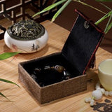 Boîte Cadeau Zen en Lin Vert Foncé – Élégance Naturelle - Biloria