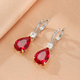 Boucles d'Oreilles Cornaline Rouge - Élégance et Vitalité - Biloria