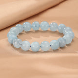 Bracelet Aigue-Marine Fait Main – Sérénité et Pureté - Biloria