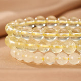 Bracelet Citrine Naturelle Brésilienne – Éclat Lumineux - Biloria