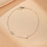 Bracelet Cœur Argent S925 Zircon – Bijou Ajustable - Biloria