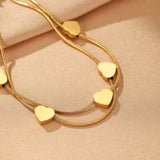 Bracelet Cœur Argenté en Acier Inoxydable - Bijou Amour - Biloria