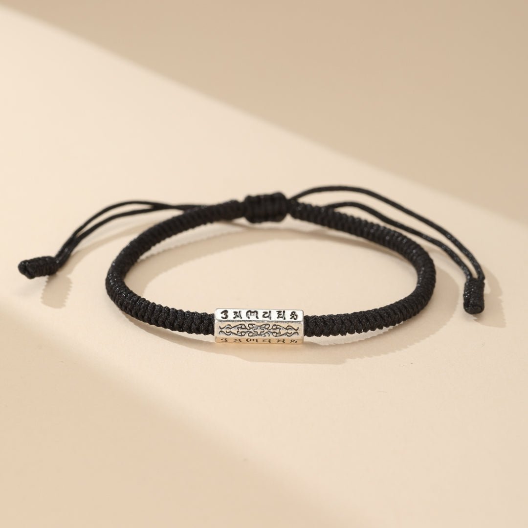 Bracelet Couple Mantra Fil Rouge – Protection & Harmonie - Biloria