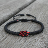Bracelet Dragon Fil Rouge pour Bureau – Talisman Protection Chance - Biloria