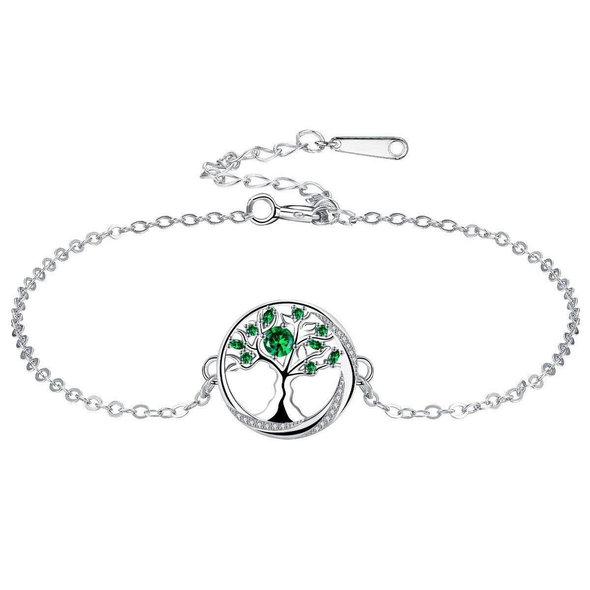 Bracelet Émeraude Arbre de Vie – Harmonie au Quotidien - Biloria