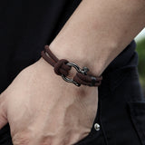 Bracelet Homme Cordon Milan - Courage Coloré - Biloria