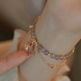 Bracelet Labradorite Artisanal Fait Main – Protection et Sérénité - Biloria