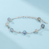 Bracelet Labradorite et Argent 925 – Bijou Fait Main Protection - Biloria