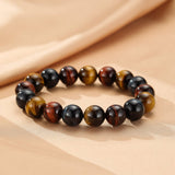 Bracelet Œil de Tigre Multicolore – Bijou Énergétique - Biloria