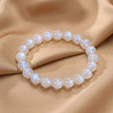 Bracelet Pierre de Lune Bleue Océan – Intuition et Féminité - Biloria