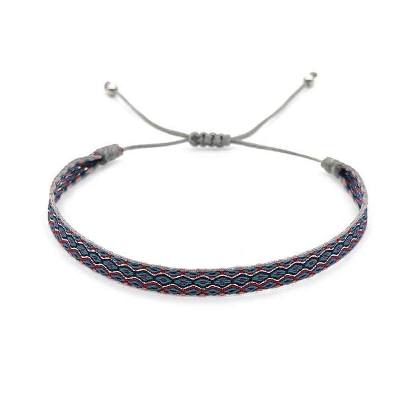 Bracelet Tibétain Trio : Symbole de Résilience et Pierre de Lave - Biloria