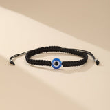 Bracelet Tissé Main Protection Mauvais Œil pour Couple ou Ami - Biloria