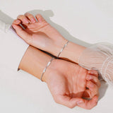 Bracelets Couple Torsadés Argent 925 - Bijoux Harmonie - Biloria