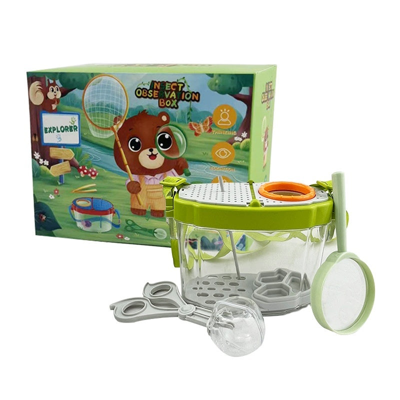 Kids Bug Catcher Kit – Outdoor Explorer Insect Catching Set with Magnifier