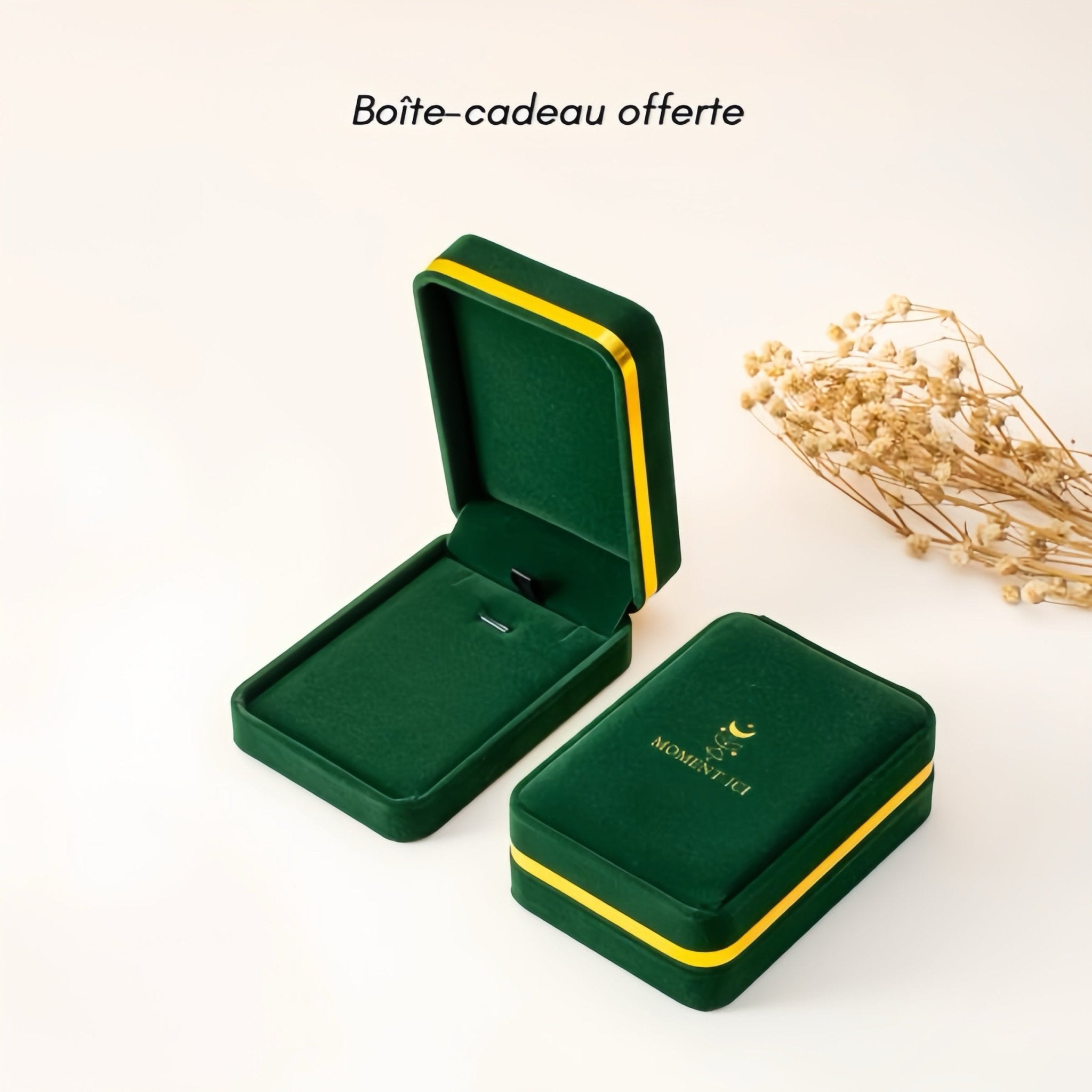 Collier Jade Goutte en Argent Plaqué Or pour Harmonie et Équilibre - Biloria