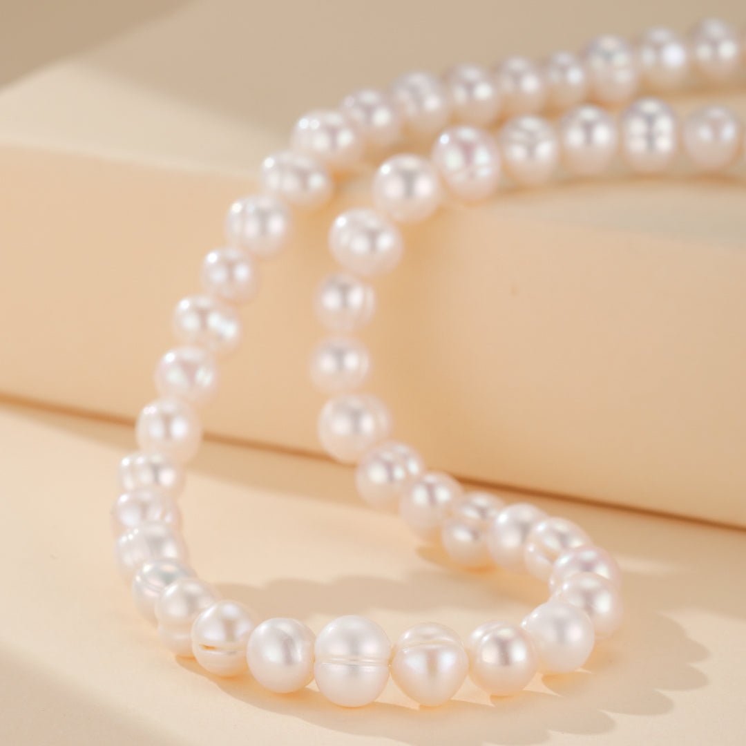 Collier Perle d'Eau Douce Aurore Argent 925 - Biloria
