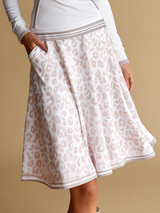 Sporty And Elegant Hooded Leopard Print Midi Dress