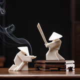 Encensoir Bushi Japonais en Porcelaine : Méditation & Décoration - Biloria