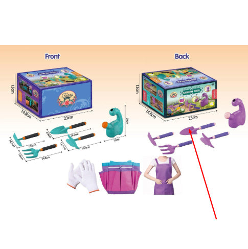 Kids Garden Wheelbarrow Set – Outdoor Gardening Toy Kit with Tools