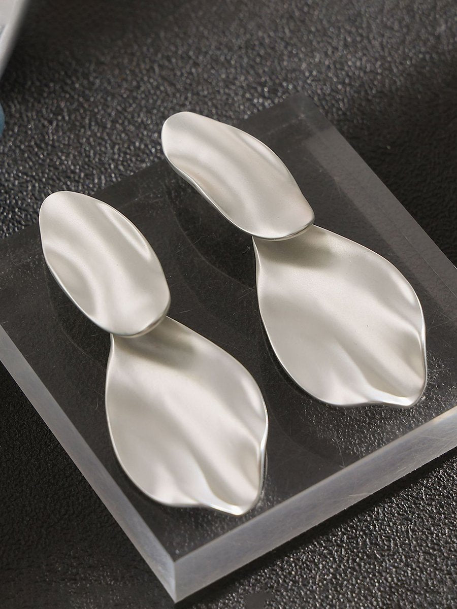 Metallic Exaggerated Earrings