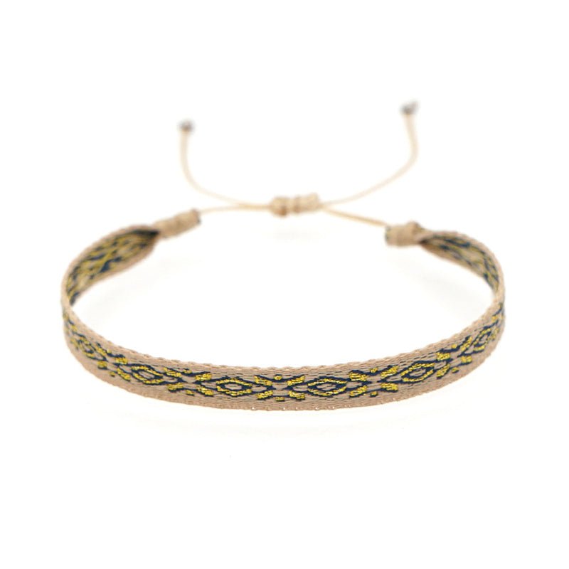 Tresse Tibétaine Lapis Lazuli Argent - Sagesse Intérieure - Biloria